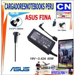 Cargador para Asus 19v 3.42A Punta  fina 4.0 x 1.35mm