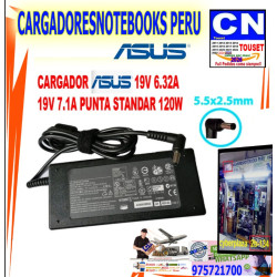 CARGADOR ASUS 19V 6.32A 19v 7.1a 120W PUNTA 5.5x2.5MM