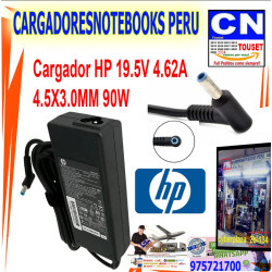 CARGADOR COMPATIBLE HP 19.5V 4.62A 90W 4.5*3.0 (P.CELESTE)