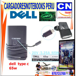 cargador dell 20v 3.25a 65w type c original