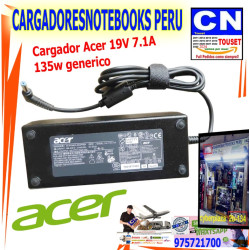 Cargador Generico Compatible Para Laptop Acer 19V 7,1A 135W 5,5X1,7