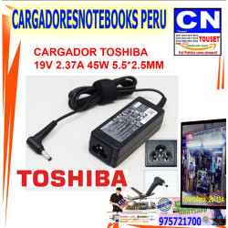 CARGADOR GENERICO TOSHIBA 19V 2.37A 5.5X2.5MM CARGADOR GENERICO TOSHIBA 19V 2.37A 5.5X2.5MM