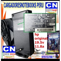 CARGADOR HP 19,5V 11.8A PUNTA AGUJA ORIGINAL