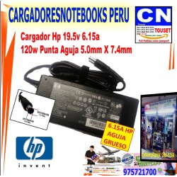 Cargador Hp 19.5v 6.15a 120w Punta Aguja