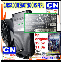 Cargador/transformador Hp Punta Aguja Original 19.5v 11.8a