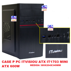 CASE MINI PC ITVISIOU ATX MODELO 1703 MINI ATX