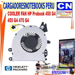 COOLER FAN HP Probook 450 G4  455 G4 470 G4