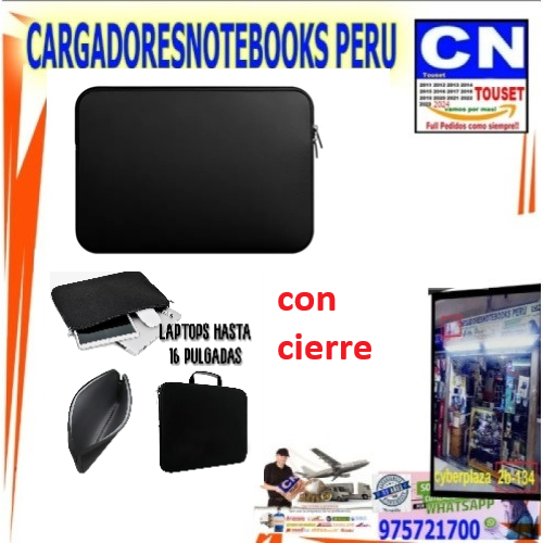 FUNDA PROTECTOR PARA LAPTOP DE 15 PULGADAS IMPERMEABLE NEOPRENO