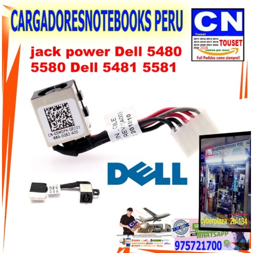 jack power Dell 5480  5580 Dell 5481 5581