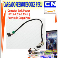 Conector Jack Power HP 15-R 15-G 15-H | Puerto de Carga Perú Conector Jack Power HP 15-R 15-G 15-H | Puerto de Carga Perú