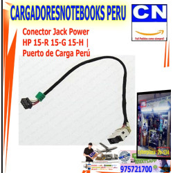Conector Jack Power HP 15-R 15-G 15-H | Puerto de Carga Perú Conector Jack Power HP 15-R 15-G 15-H | Puerto de Carga Perú