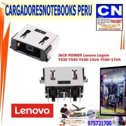 JACK POWER Lenovo Legion  Y530 Y545 Y540-15irh Y540-17irh