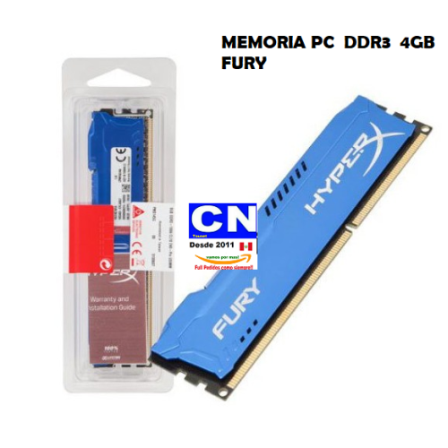 Memoria RAM, 4GB 1600MHz DDR3 CL10 DIMM HyperX