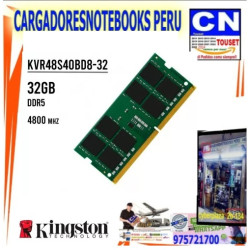 MEMORIA SODIMM DDR5 32GB 4800 CL40 KINGSTON KCP548SD8-32