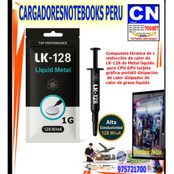 pasta termica LK-128 de Metal líquido  CPU GPU  1gr