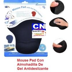 Mouse Pad Con Almohadilla De Gel Antideslizante