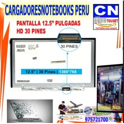 PANTALLA LAPTOP 12.5” PULGADAS  HD 30 PINES