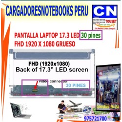 PANTALLA LAPTOP 17.3 LED 30 PINES FHD 1920 X 1080 GRUESO