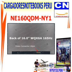 Pantalla para Laptop 16.0" NE160QDM-NY1 165Hz QHD | Perú