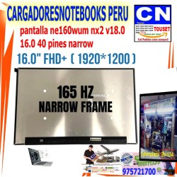 pantalla ne160wum nx2 v18.0  16.0 40 pines narrow