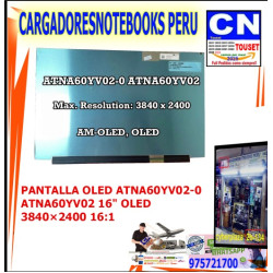PANTALLA OLED ATNA60YV02-0 16" 3840 X 2400 RESOLUCION