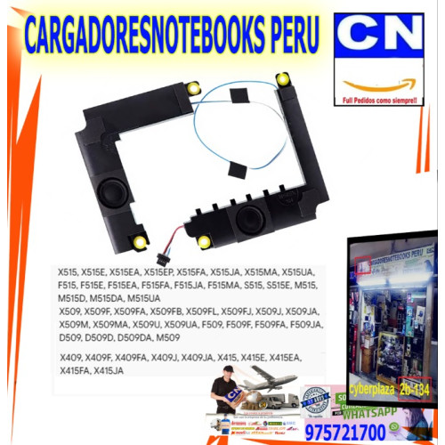 Parlantes Internos Asus F515 X515 X509 | Envíos en Perú Parlantes Internos Asus F515 X515 X509 | Envíos en Perú