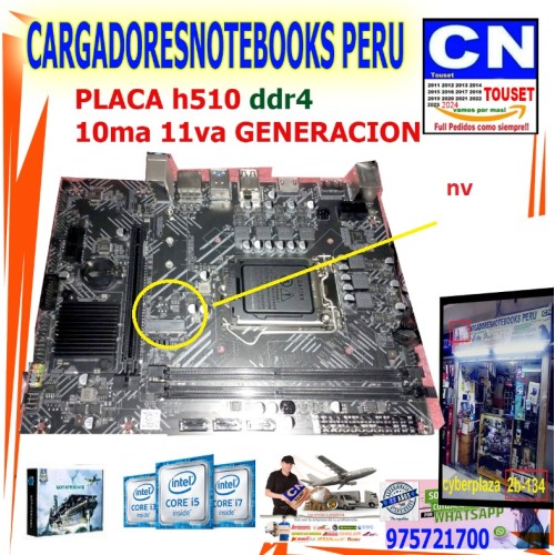 placa h510 nv 10ma 11va generacion OE-H510P V1 DDR4