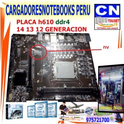 placa h610 nv 12va 13va 14va generacion OE- V1 DDR4