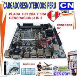 Placa Madre Star H61 LGA 1155 Intel 2da y 3ra Gen en Perú | Precio