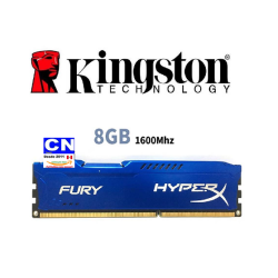 RAM MEMORIA PC DDR3 8GB 1600 BUSS FLURY BLUE DESKTOP