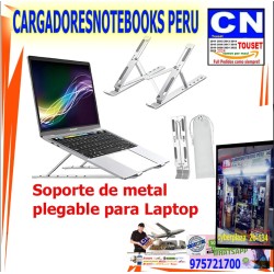 Soporte de metal plegable para Laptop