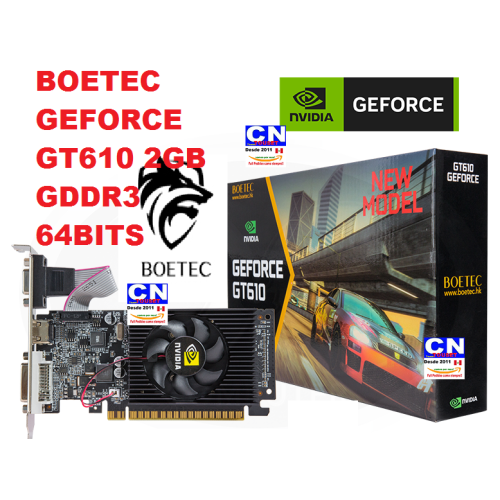 TARJETA DE VIDEO BOETEC GEFORCE NVIDIA GT610 2GB