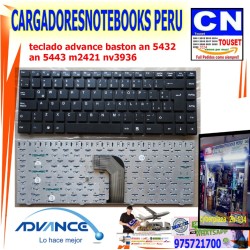 teclado advance baston an 5432  an 5443 m2421 nv3936