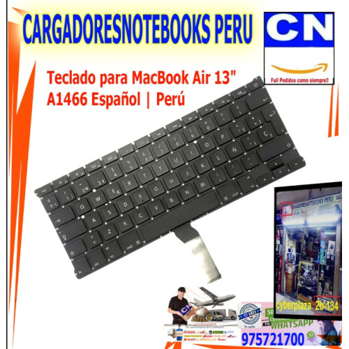 Teclado para MacBook Air 13" A1466 Español | Perú
