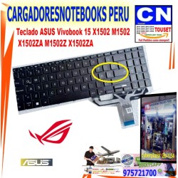 Teclado ASUS Vivobook 15 X1502l M1502  X1502ZA M1502Z X1502ZA