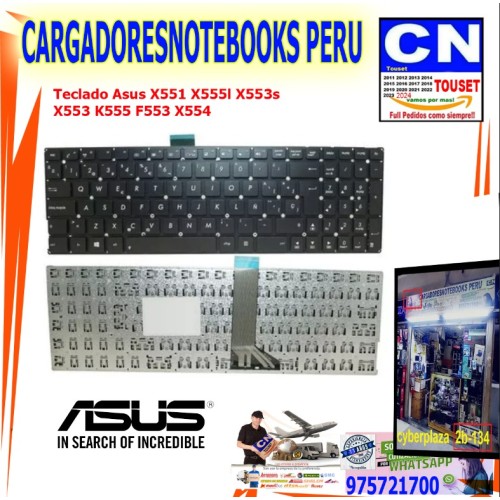 Teclado Asus X551 X555l X553s  X553 K555 F553 X554