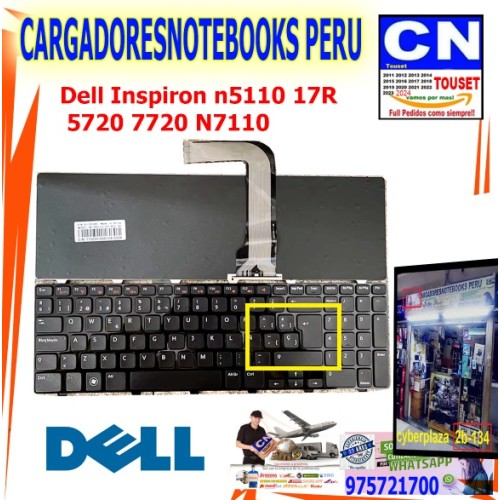 teclado Dell Inspiron n5110 17R  5720 7720 N7110