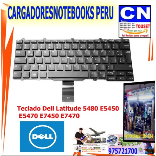 Teclado Dell Latitude 5480 E5450  E5470 E7450 E7470