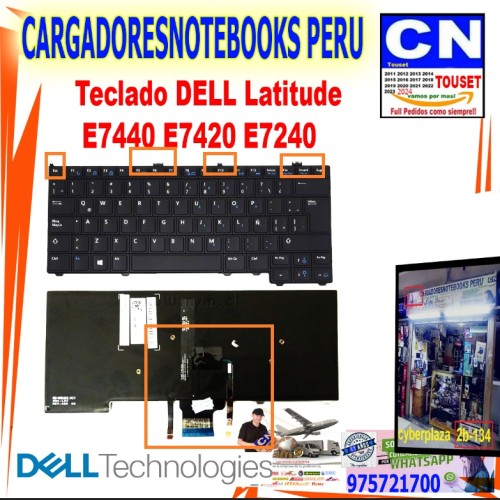 Teclado DELL Latitude  E7440 E7420 E7240