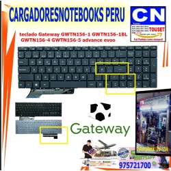 teclado Gateway GWTN156-1 GWTN156-1BL  GWTN156-4 GWTN156-5