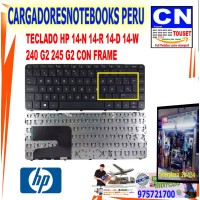 TECLADO HP 14-N 14-R 14-D 14-W 240 G2 245 G2 CON FRAME