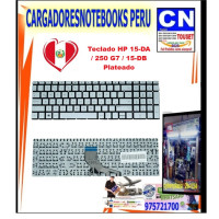 Teclado para HP 15-DA 250 G7 15-DB Plateado | Repuesto Español