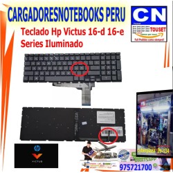 Teclado Hp Victus 16-d 16-e  Series Iluminado