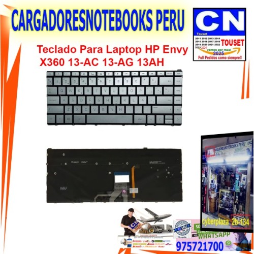 Teclado Para Laptop HP Envy X360 13-AC 13-AG 13AH