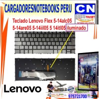 Teclado Lenovo Flex 5-14alc05 5-14are05 5-14iil05 5 14itl05 iluminado