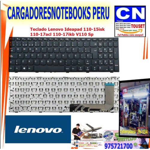 Teclado Lenovo Ideapad 110-15isk  110-17acl 110-17ikb V110 Sp