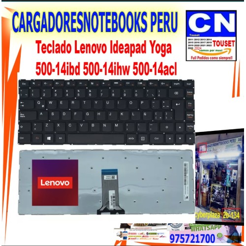 Teclado Lenovo Ideapad Yoga  500-14ibd 500-14ihw 500-14acl