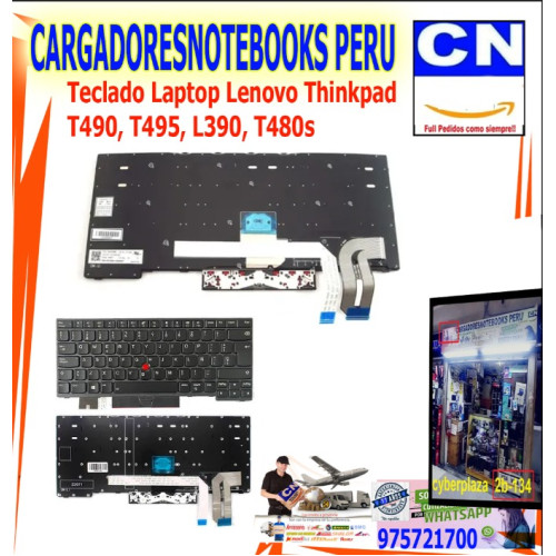 Teclado para Laptop Lenovo ThinkPad T490 T495 L390 T480s Español Teclado para Laptop Lenovo ThinkPad T490 T495 L390 T480s Español