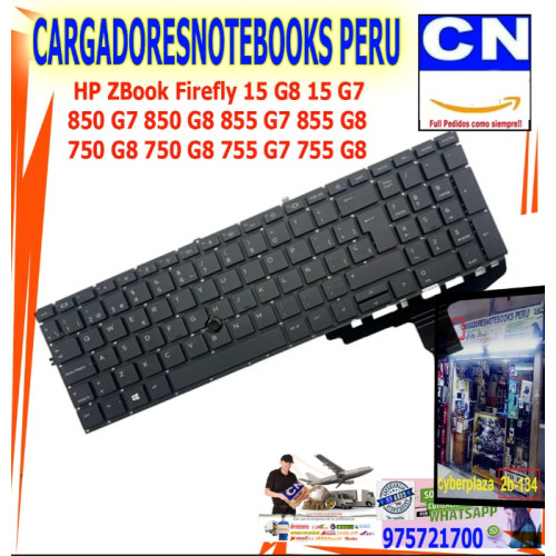 Teclado para HP ZBook Firefly 15 G7 G8 y ProBook 850 G7 G8