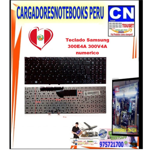 Teclado para Laptop Samsung 300E4A 300V4A | Repuesto Español